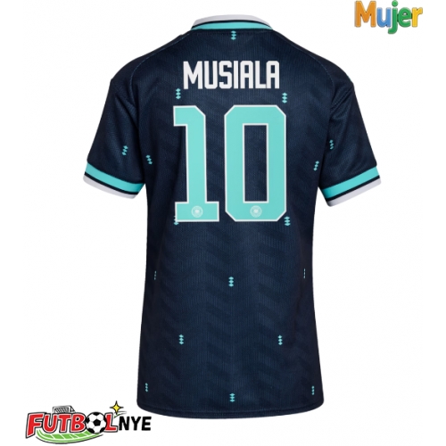 Camiseta Alemania Jamal Musiala #10 Visitante Equipación para mujer Mundial 2026 manga corta